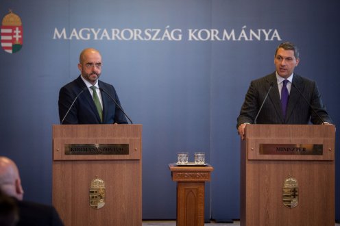 A kormány 29,4 milliárd forint többletforrást ítélt meg a Belügyminisztériumnak a szerb-magyar határszakasz védelmére Fotó: Botár Gergely/kormany.hu