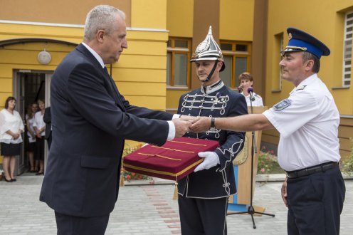 Átadták a pápai rendőrkapitányság felújított épületét Fotó: Árvai Károly/kormany.hu