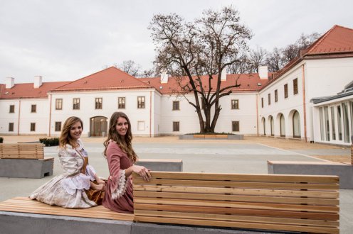 A negyedik fejlesztési szakasz kivitelezési munkálatai is elkezdődtek már, a kastély nyugati szárnyának rekonstrukciója kizárólag állami támogatásból valósul meg Fotó: Botár Gergely/kormany.hu