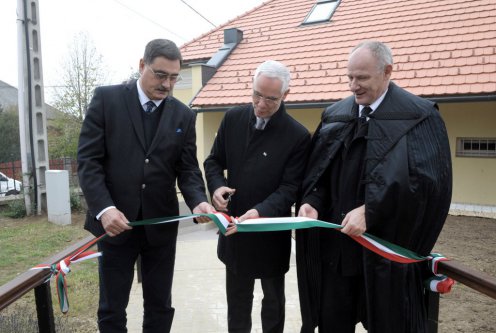 A Károli Gáspár-program harmadik része az emlékezés kategória, amelynek részeként átalakították a gönci református templomot Fotó: Bartos Gyula/EMMI