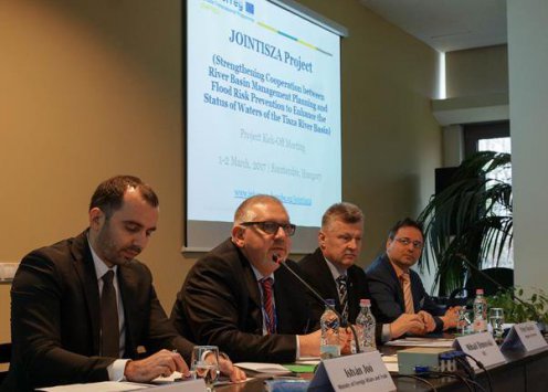 Joó István, Mihail Dimovski (REC), Kovács Péter (BM), Horváth Balázs (OVF) Fotó: KKM