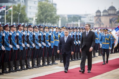 We have a vested interest in ensuring that no one can enter the territory of Serbia illegally Photo: Balázs Szecsődi/Press Office of the Prime Minister