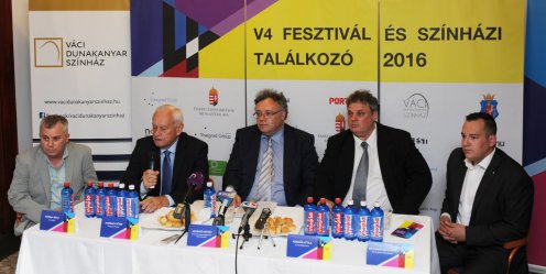 V4 Fesztivál és Színházi Találkozó sajtótájékoztató Fotó: Cservenák Péter