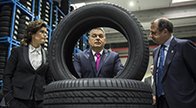 A Bridgestone kapacitásbővítő beruházásának átadása