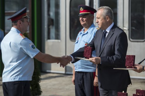 A frissen átadott eszközök és járművek rendszerbe állításával tovább erősödik Magyarország tűzvédelme Fotó: Árvai Károly/kormany.hu