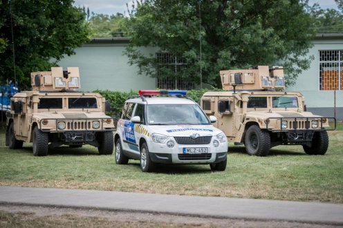 A magyar-szerb és a magyar-horvát határon kedden bevezetett új határőrizeti rendszer célja, hogy ne tartózkodjanak jogellenesen migránsok az ország területén Fotó: Botár Gergely/kormany.hu