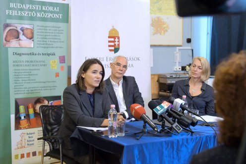 Azt is szeretnék, hogy a fejlesztésre szoruló gyerekek családja ezt a helyzetet ne stigmaként élje meg, és a társadalom nyitottabban forduljon feléjük Fotó: Bartos Gyula/EMMI