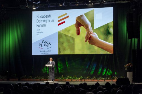 Azt akarjuk, hogy az európai politika centrumában újra a családok legyenek Fotó: Árvai Károly/Miniszterelnöki Kabinetiroda