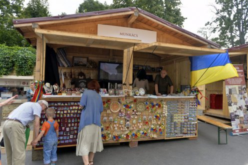 Munkács város kiállítópavilonja. - Fotó: Máthé Zoltán/MTI